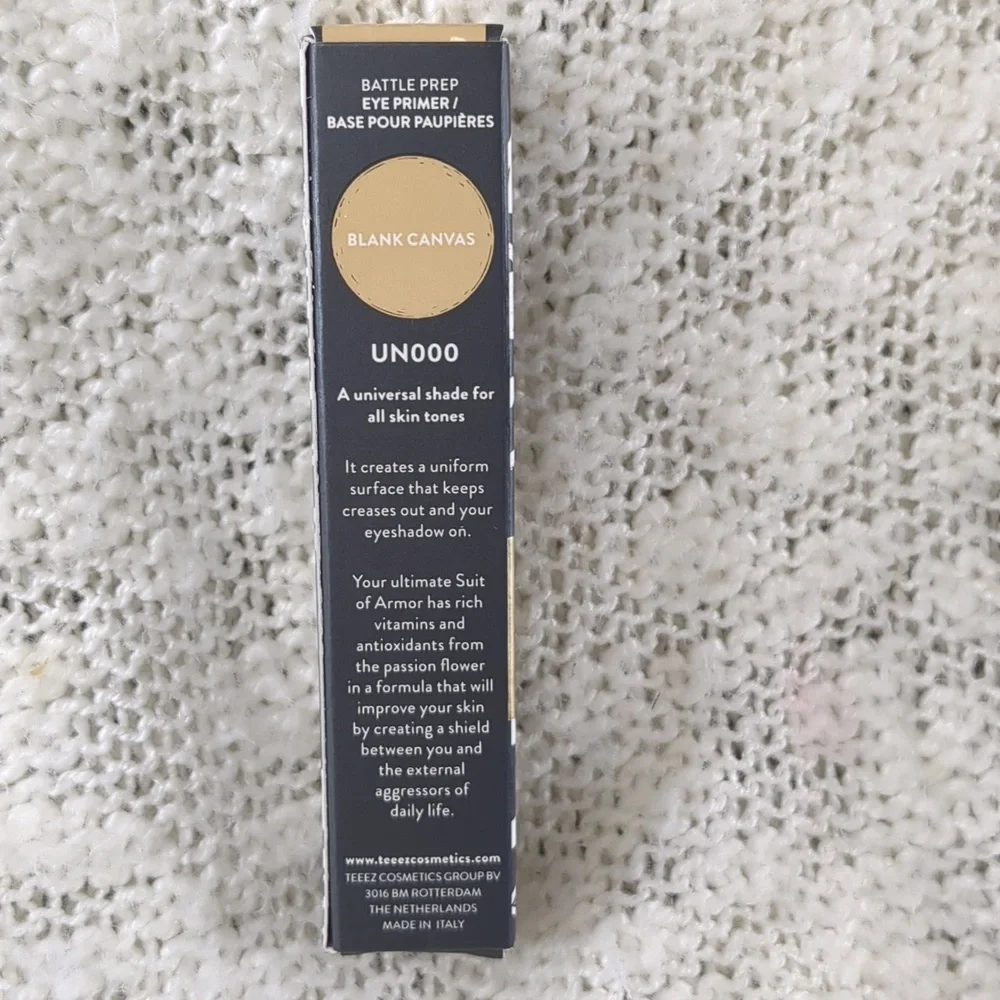 teeez Battle Prep - Suit of Armor Eye Primer in Blank Canvas, 6ml/0.20fl…